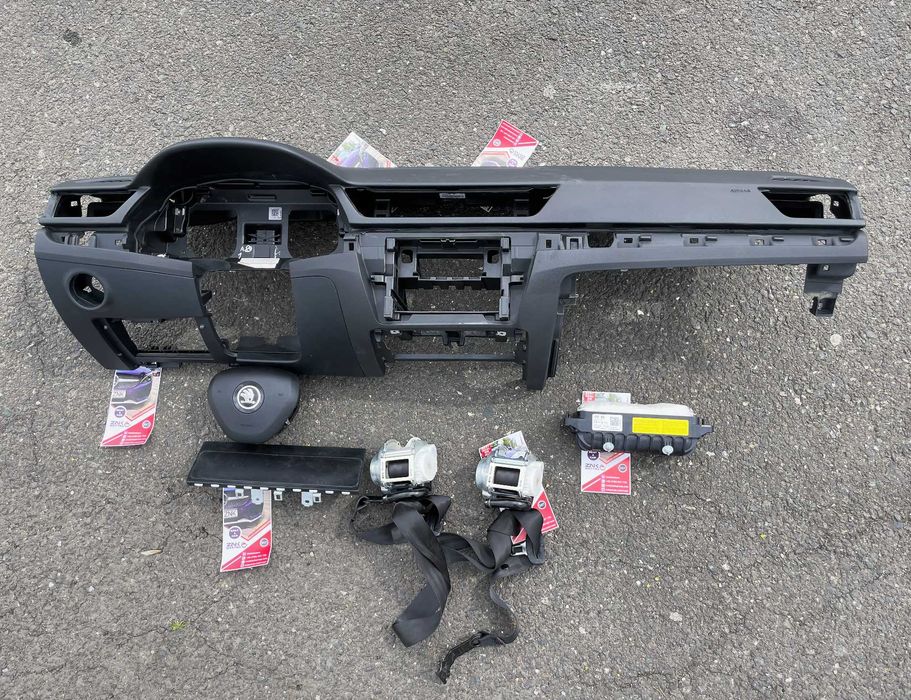 Skoda Superb 3v0 kit airbag volan pasager plansa de bord centuri