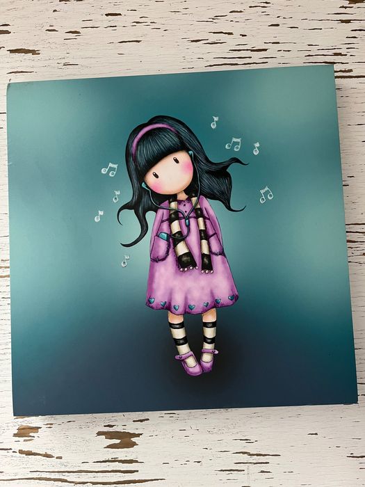 Картина, панно девочка Santorro