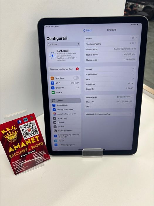 Ipad Air Gen5 64gb Amanet BKG