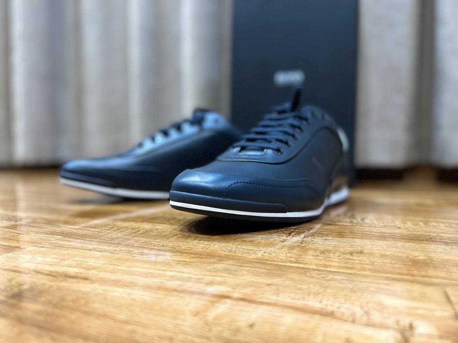 Hugo Boss мужские кроссовки из мягкой кожи РАЗМЕР 43