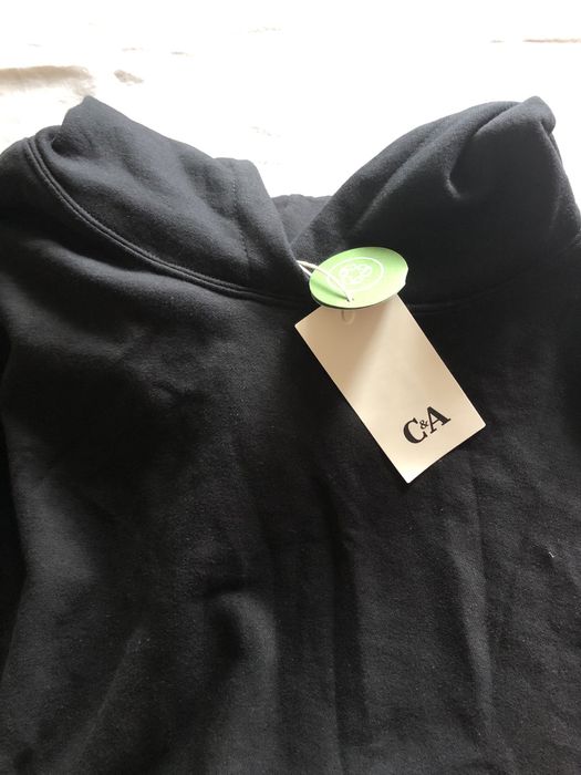 Hanorac negru bumbac C&A