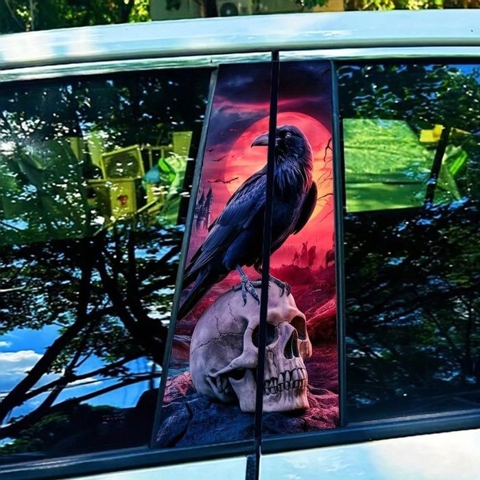 Винилови стикери за страничните колони на вратите - 2бр.