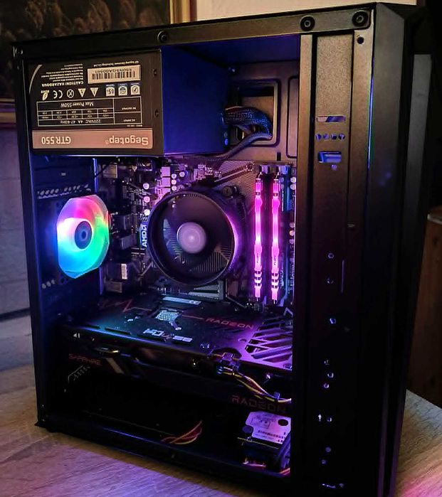 PC Gaming COMPLET cu Garantie, Ruleaza Orice Joc pe Medium/High + Bonus Monitor 19", SISTEM Audio 5.1 Surround, Tastatura si Mouse Gaming