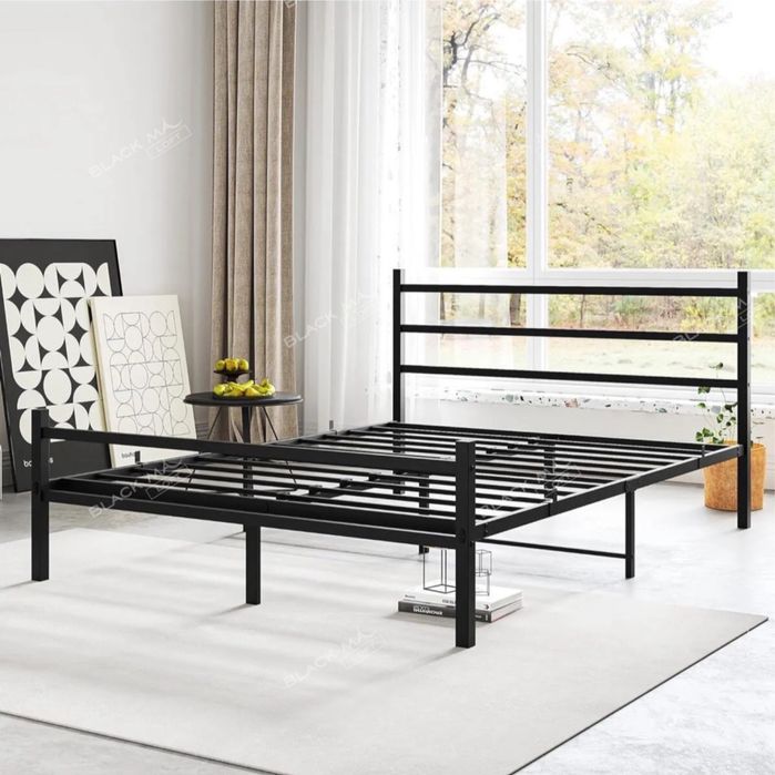 Металлическая кровать DOZZE | Двуспальная лофт кравать | Temir kalovat