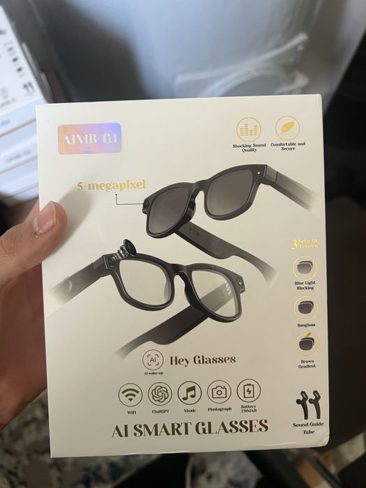 Умные очки с камерой 1:1 как Rayben meta с ИИ