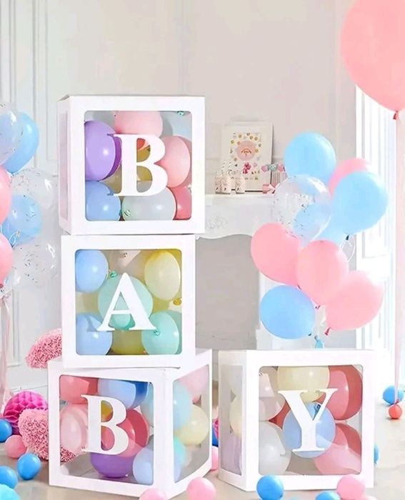 Cutii aniversare cu litere pt petreceri de botez, nunta, etc