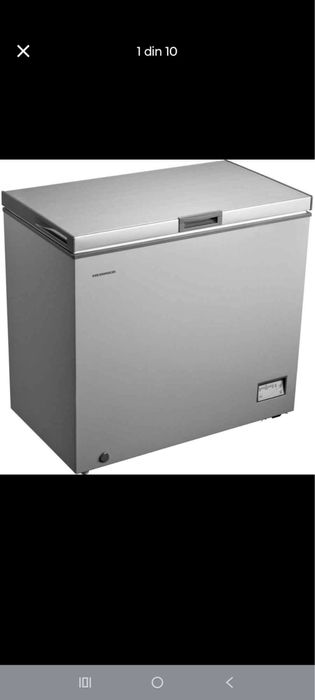 Lada frigorifica HEINNER HCF-205NHSF, volum 200 L, control elecronic, waterproof display, gri