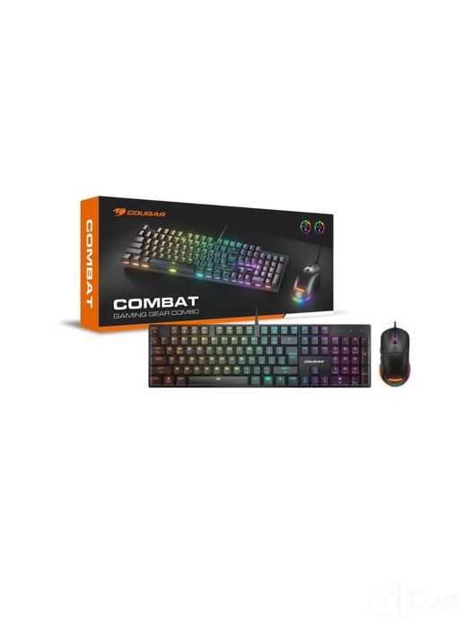 Клавиатура + Мышь Cougar / Combat Combo / Чёрный (Black)  / 1800 мм