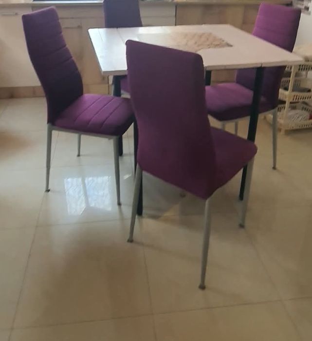 Set Masă Cu 4 Scaune