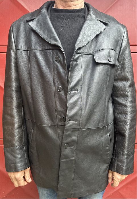 Geaca de piele marime mare