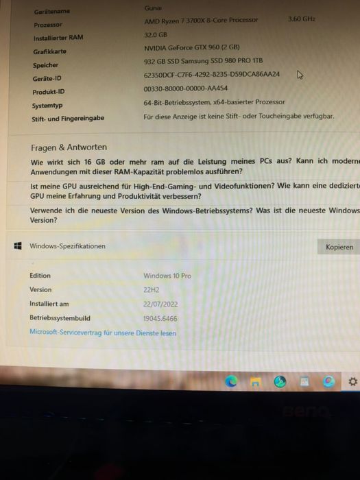 gaming pc AMD ryzen 7