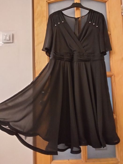 Rochie din voal cu cristale măr. 50