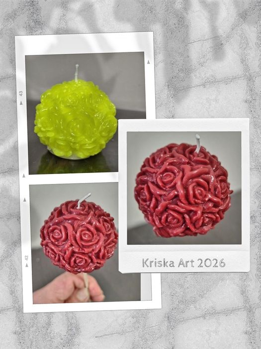 Букети от соеви свещи