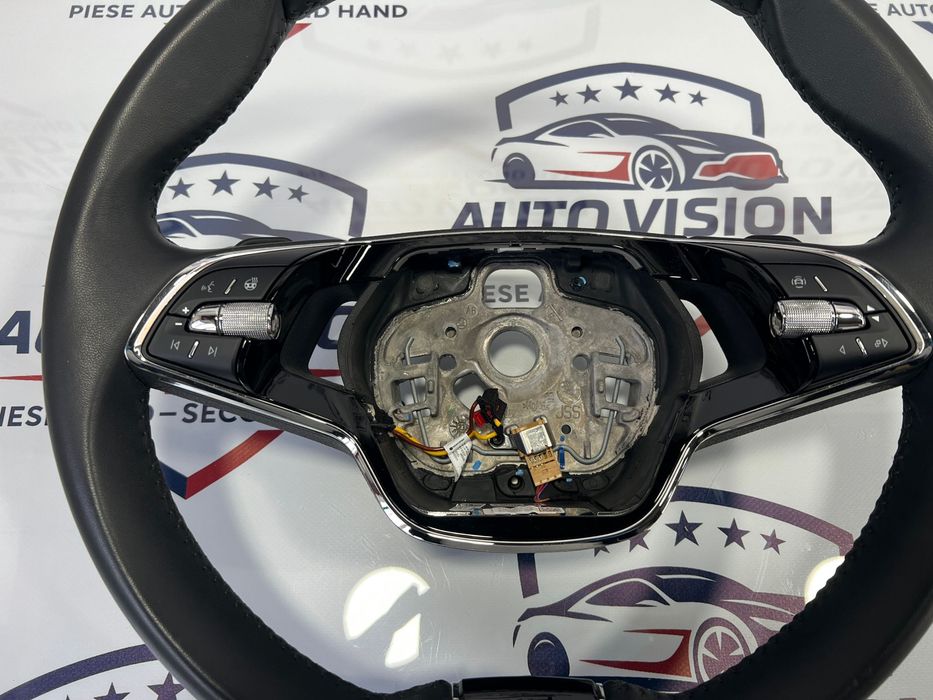 Volan Multifunctional Piele+Padele Skoda Octavia 4 Scala Superb 3