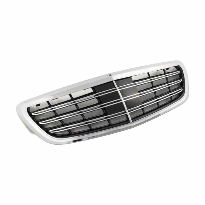 Решетка за Mercedes W222 S-Class (2013+) -AMG Silver/Black - На склад!