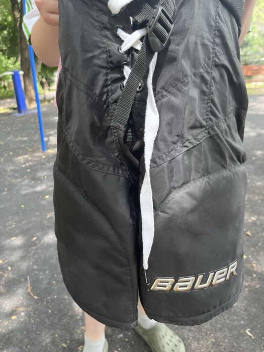 хоккейные шорты bauer размер на фото