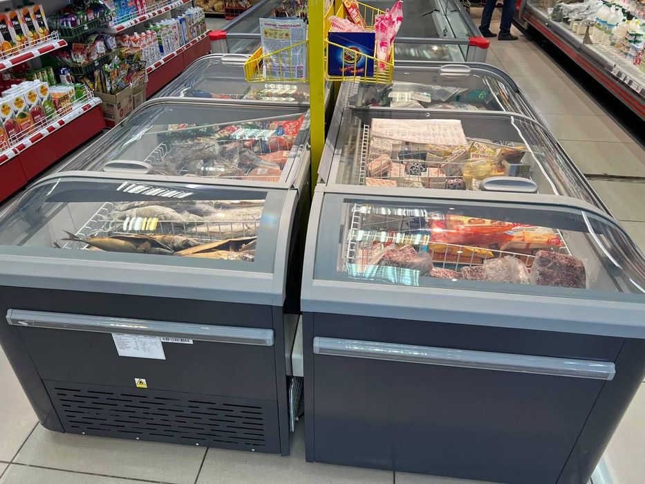 морозильник овальной стекло 750 л