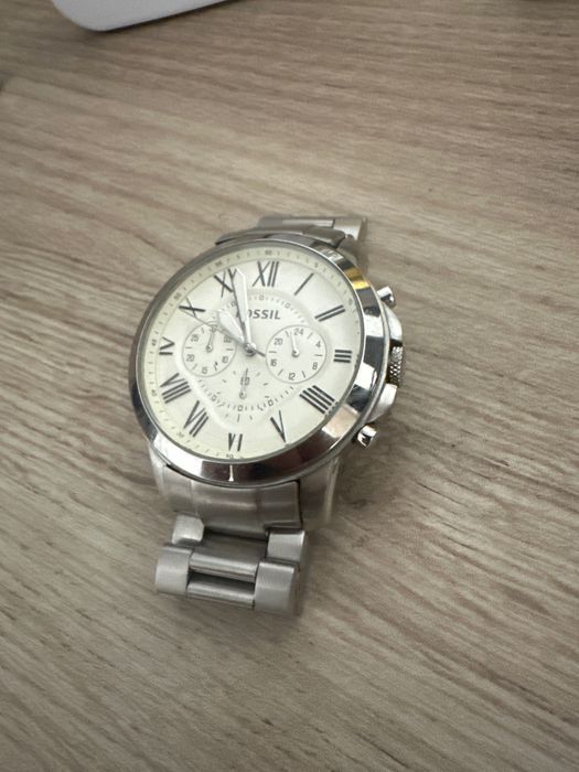 Ceas Fossil FS4735IE -cronograf, baterie nouă , funcționează perfect 43-46 mm