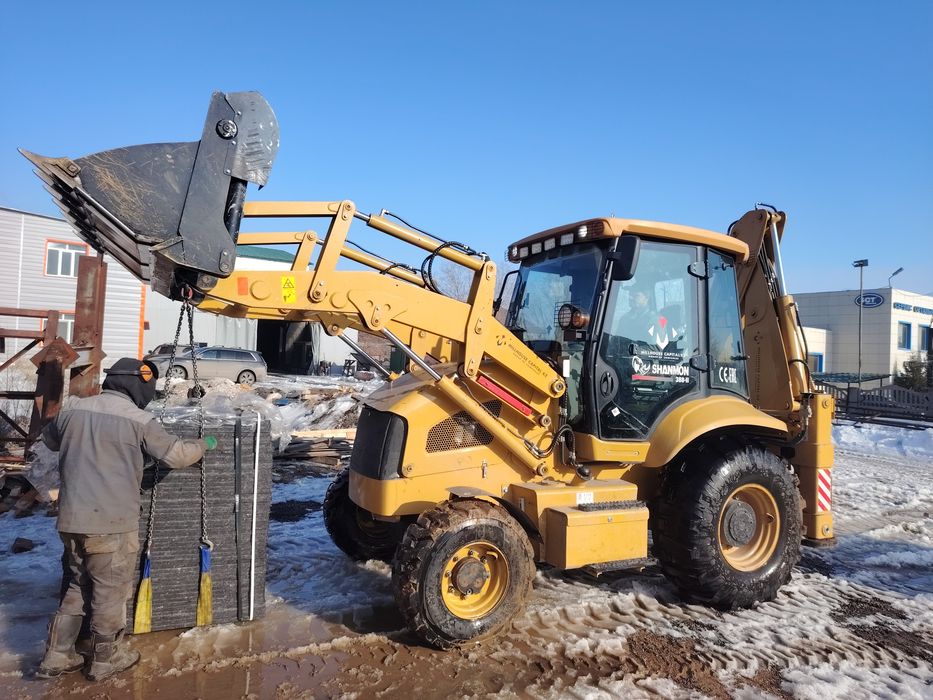 Услуги экскаватор погрузчик,