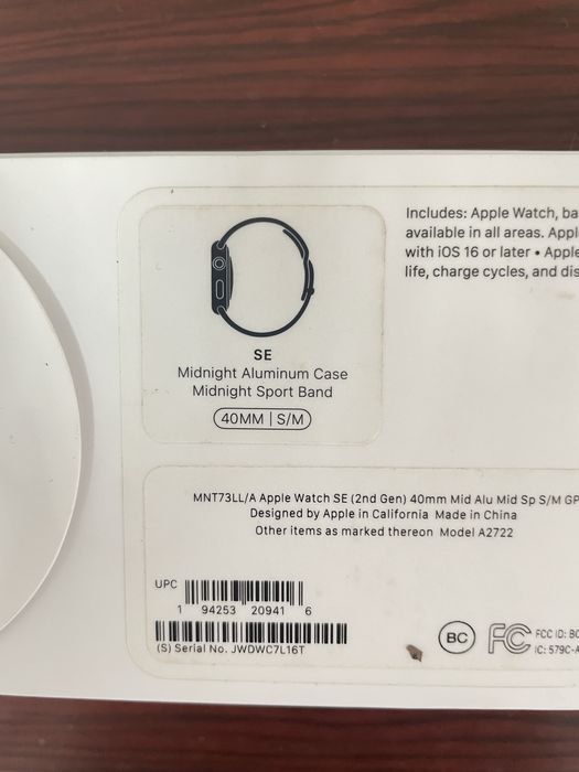 Apple Watch SE (2nd Gen) 40mm