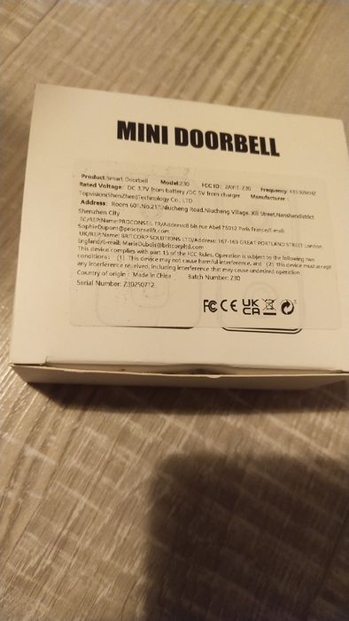 Видеоглазок с записью