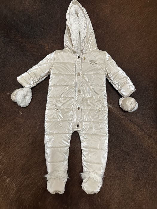 River Island Combinezon Salopeta blanita aurie bebe
