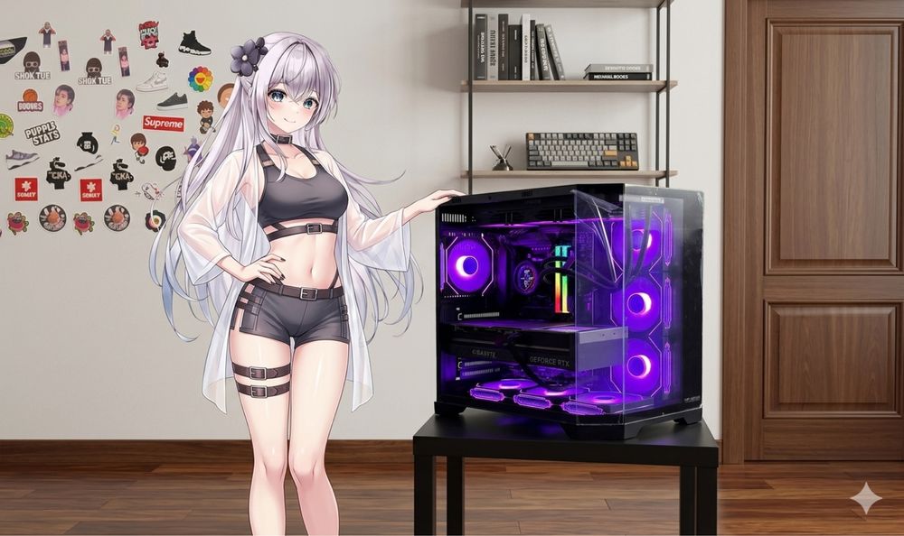PC Gaming RGB RTX 4080 R7 9800x3d 32gb