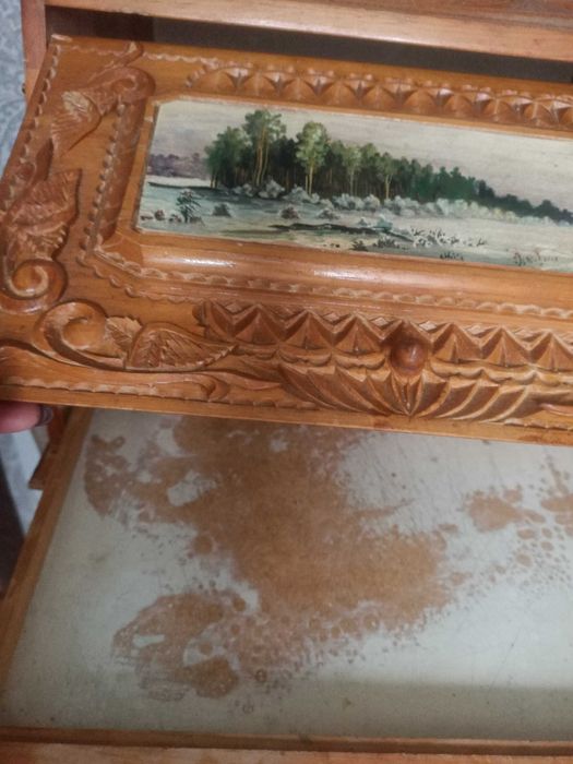 Хлебница резная ручная работа