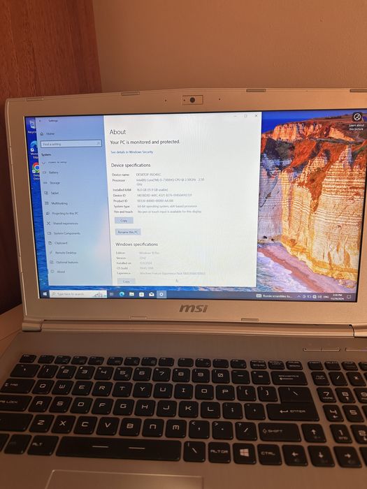 Laptop Msi Pl62 7 RC