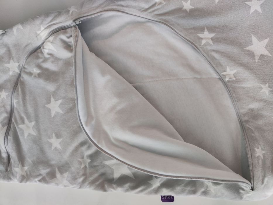 Чувал за спане с цип  SnuzPouch (0-6 м. ) White Stars