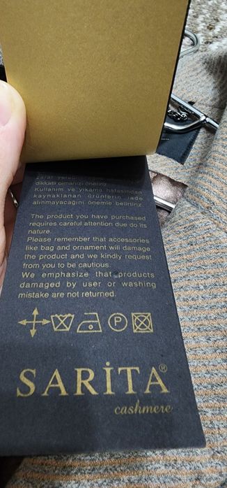 Пальто кашемировое, новое, Турция, размер 42