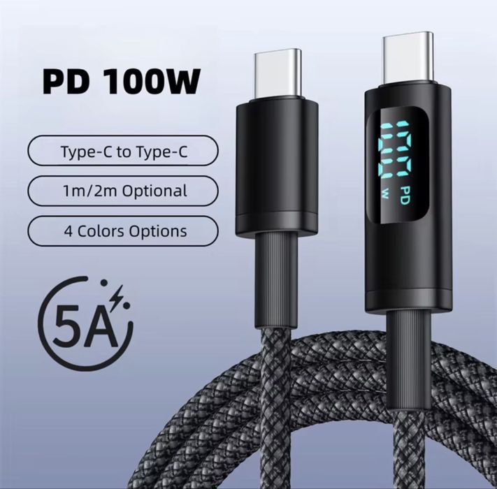 Cablu fast charging 2m - Iphone Samsung Xiaomi laptop Dell Macbook Asus windows
