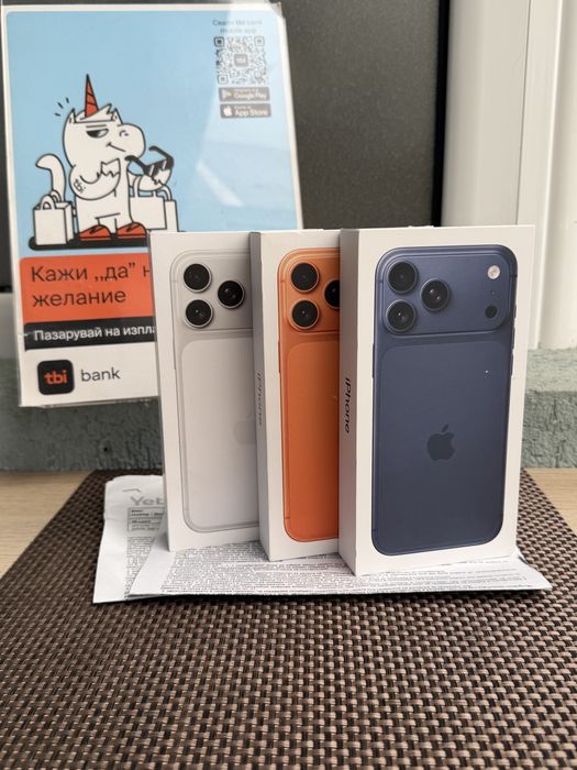 НОВ! 256Gb *ЛИЗИНГ* iPhone 17 Pro Max Cosmic Orange Deep Blue Silver 36М ГАР
