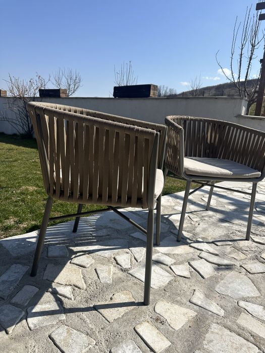 Vand 6 scaune de terasa, scaune gradina, exterior