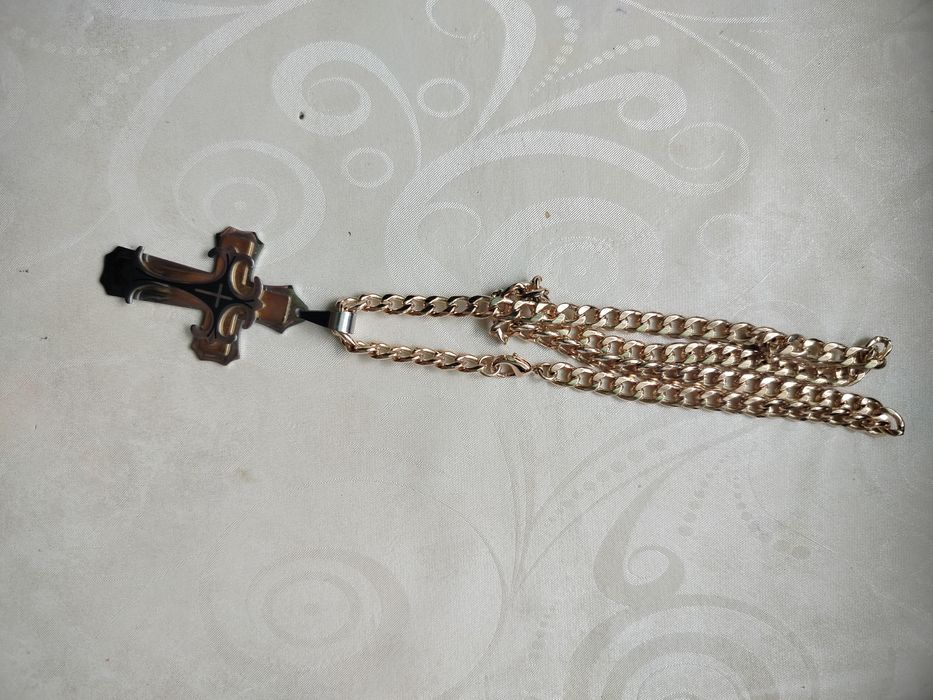 Новая цепочка с крестом