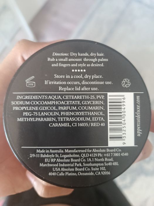 Uppercut Pomade Deluxe Новая.