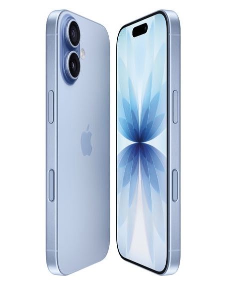 НОВ!!! Apple iPhone 17, 256GB, 5G, Mist Blue + подарък оригинален адаптер на Apple