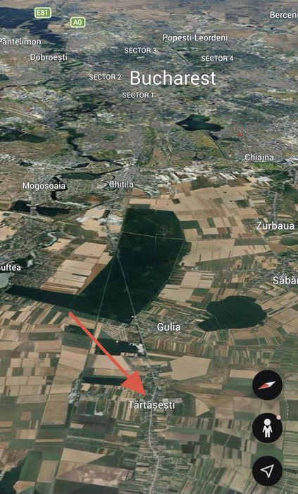 OPORTUNITATE! Teren Intravilan 1500 mp Tărtășești (Centru)/Gulia | + Cotă drum de acces