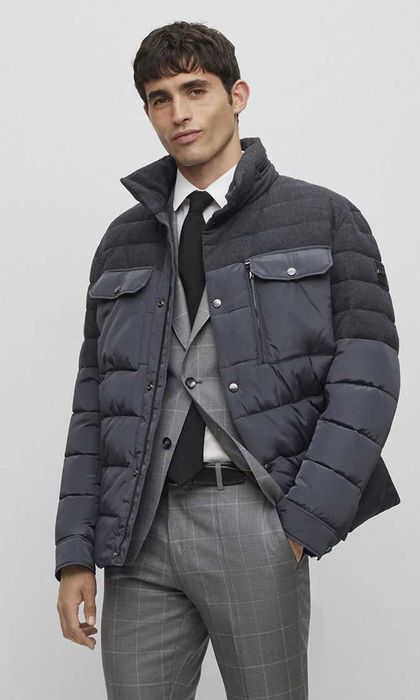 BOSS мужская зимняя куртка РАЗМЕР 54