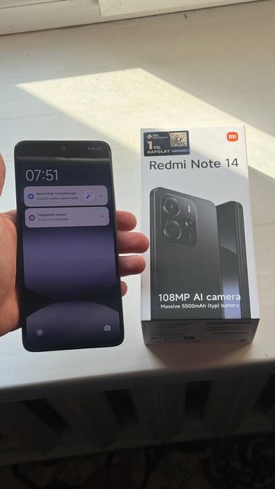 Redmi not 14 128/6+2