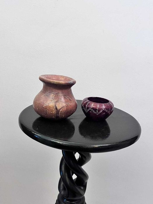 Set doua piese din granit sculptat bibelouri bibelou  deosebite