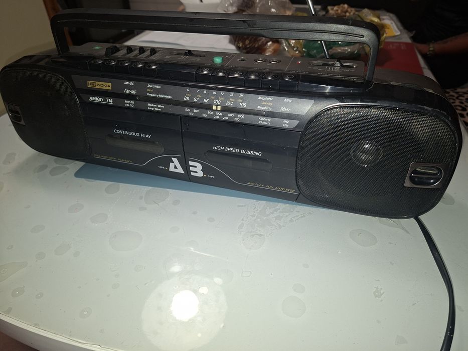 ITT Nokia Amigo 714, Radiocasetofon de colecție, dublu deck, egalizator, radio 4 benzi