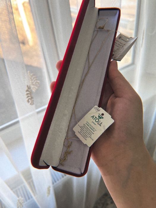 YSL подвеска золото