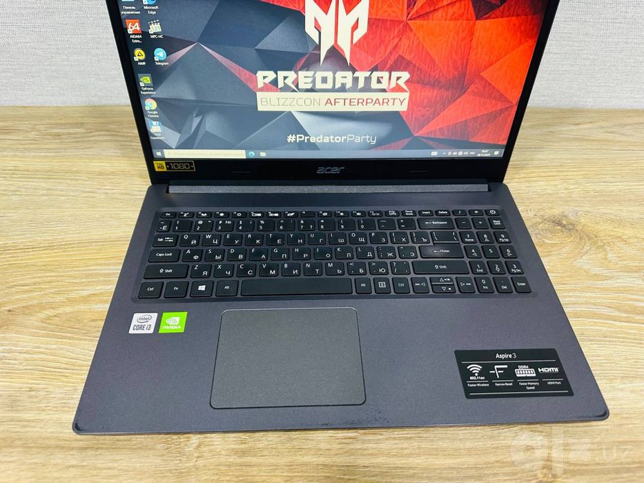Недорого ACER Core i3-10Gen Мощный, Игравой ноутбук для IT и Игр