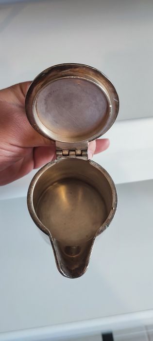 Стара посребрена каничка с 18гр.сребро