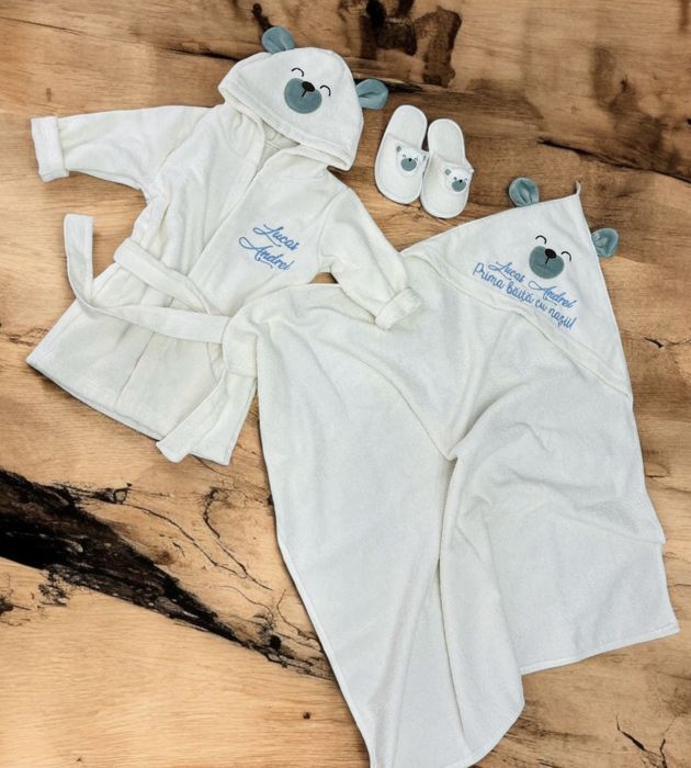 Halate,prosoape si paturici personalizate