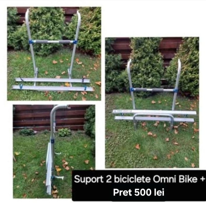 Suport 2 biciclete potrivite pentru protap sau spate rulota/autorulota