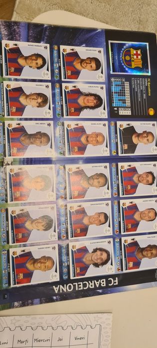 Album Panini complet Champions Leaque 2009/2010,cu Unirea Urziceni