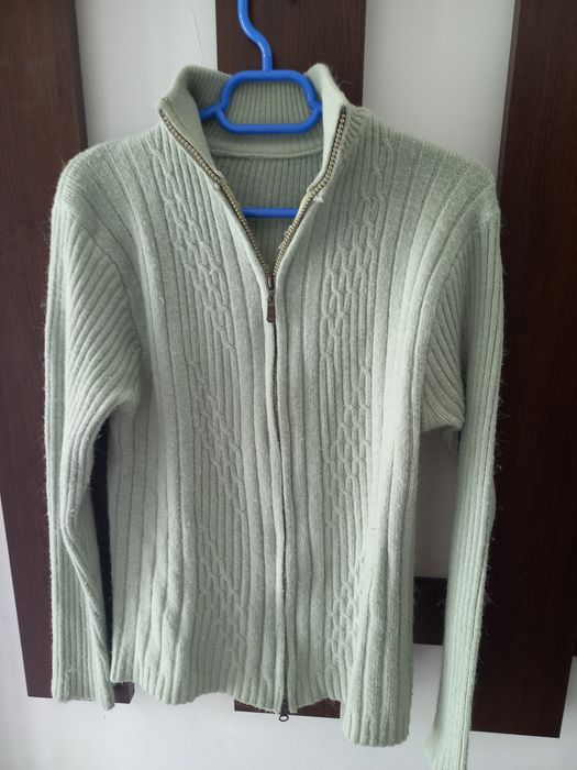 Pulovar subtire dama cu fermoar marime 46 - 48 XL
