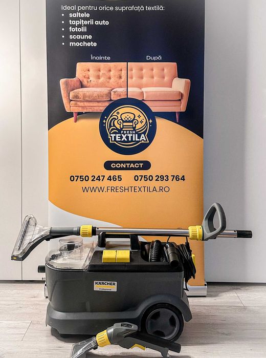 Inchiriez aspirator profesional Karcher injectie-extractie tapiterii